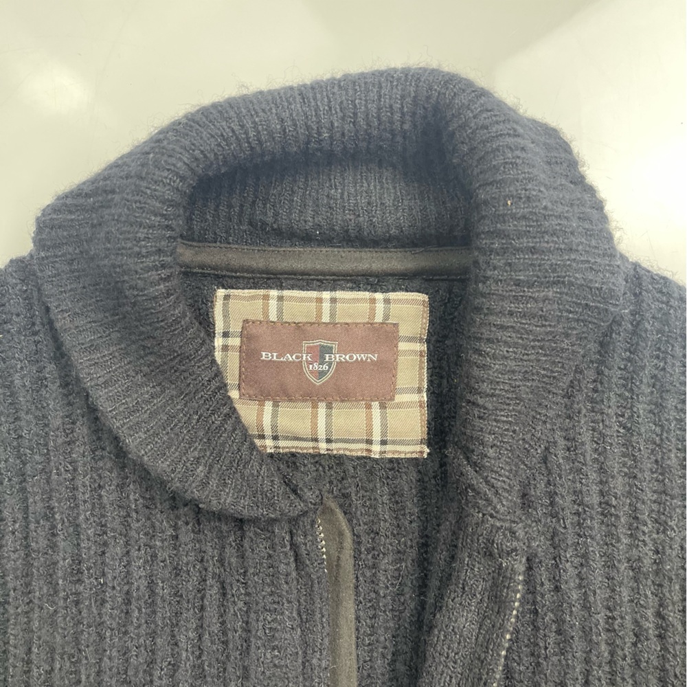 Black Brown 1826 men’s jacket size L - Picture 2 of 3